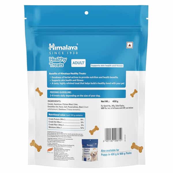 Himalaya Milk Flavour Healthy Adult Dog Treats /400G
