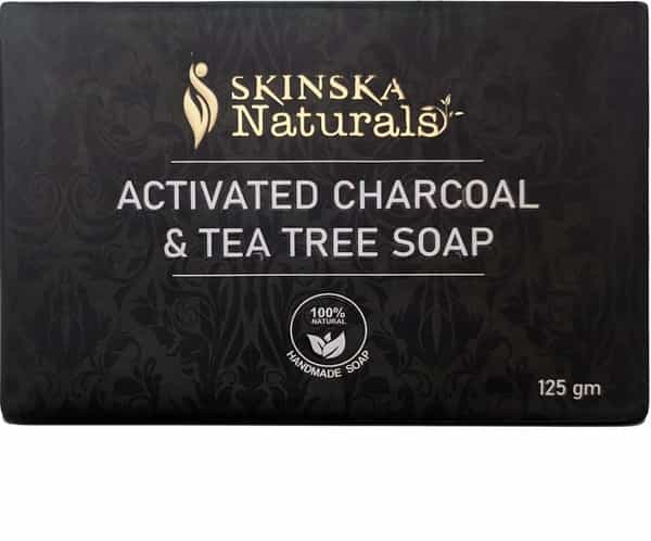 Skinska Skinska Naturals Activated Charcoal & Tea Tree Soap - 125Gm