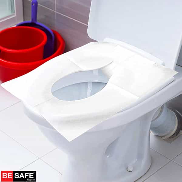 Besafe Forever Disposable Paper Toilet Seat Cover 20 Sheets Yellow