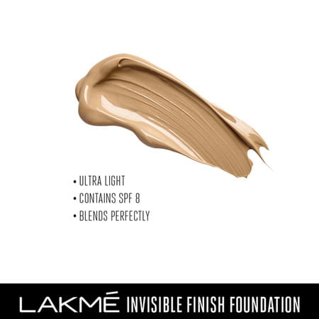 Lakme Invisible Finish Spf 8 Foundation Shade 02 25 Ml