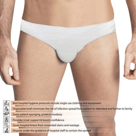 Prowee Men'S Hygiene Disposable Brief - Xxl