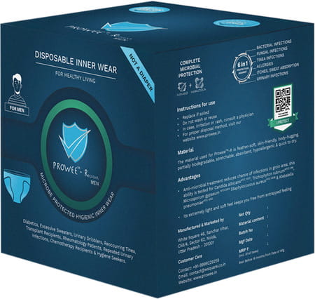 Prowee Men'S Hygiene Disposable Brief - Xxl