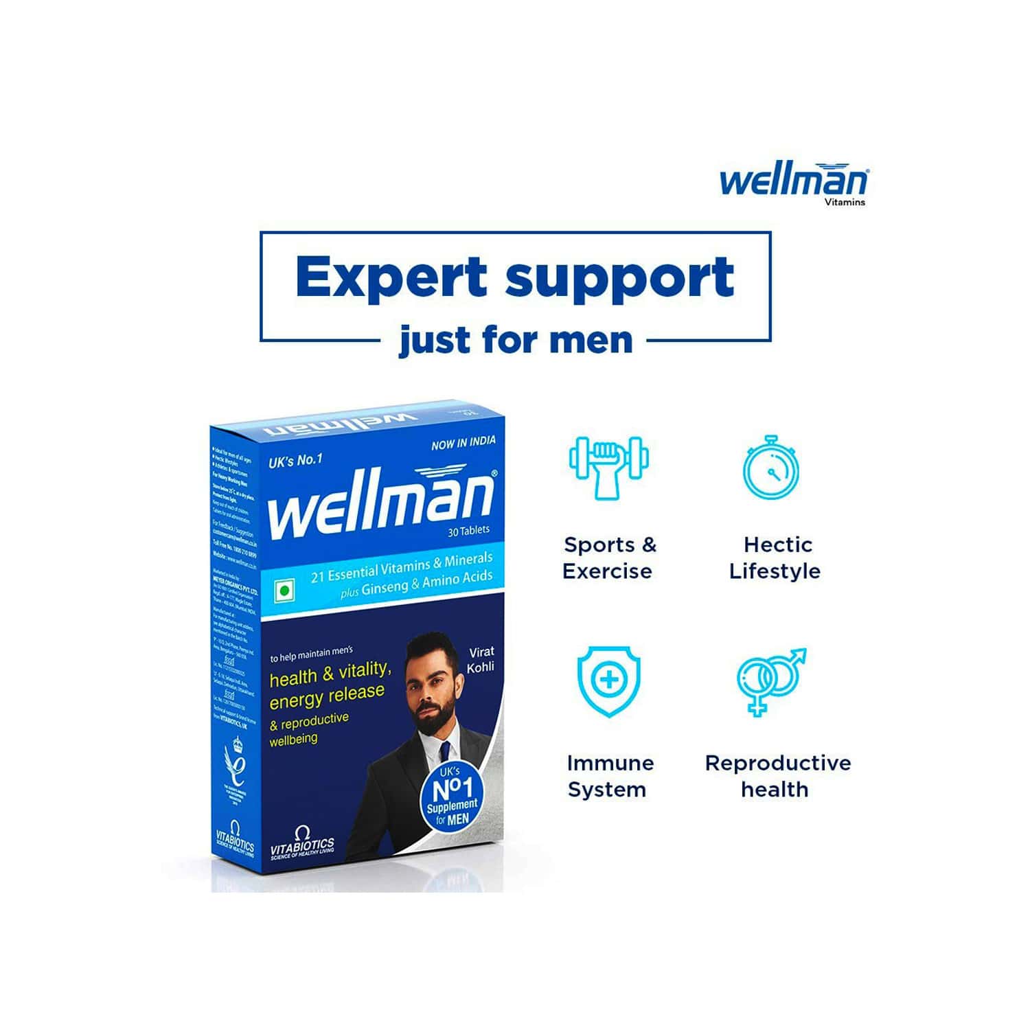 Buy Wellman Health Supplements (21 Essential Vitamins And Minerals