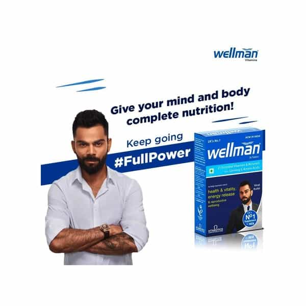 Wellman - Health Supplements (21 Vitamins & Minerals With Added Ginseng) Wellman 30 Tablet Free