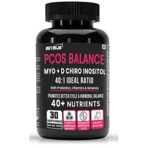 Nutrija Pcos Balance Supplement 40+ Ingredients Fortified With Pcos Vitamins & Minerals, Lychee|300g