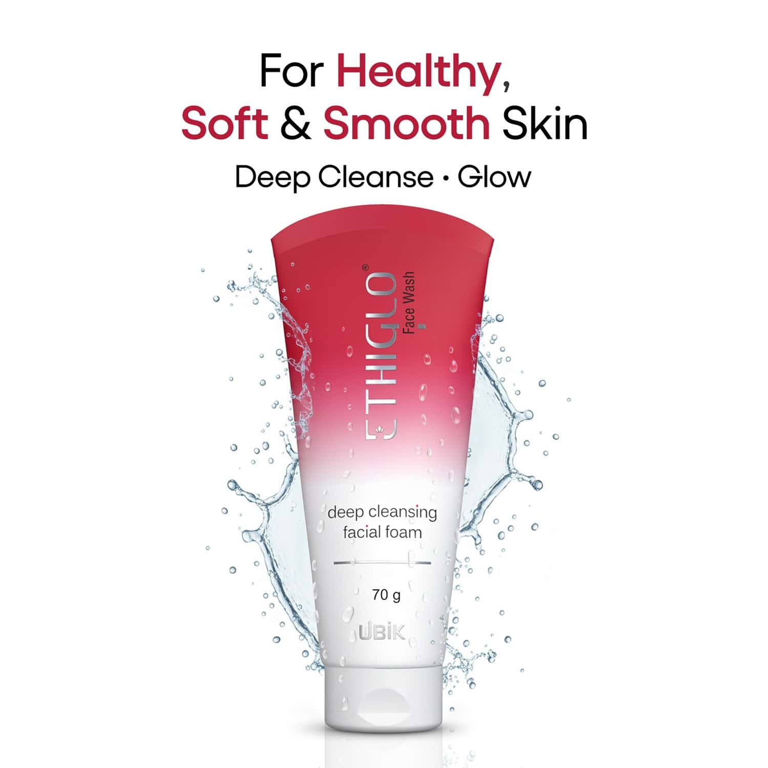 ETHIGLO | SKIN WHITENING FACE WASH | TUBE 70 GM