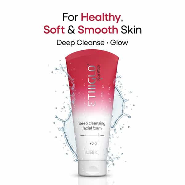 Ethiglo | Skin Whitening Face Wash | Tube 70 Gm