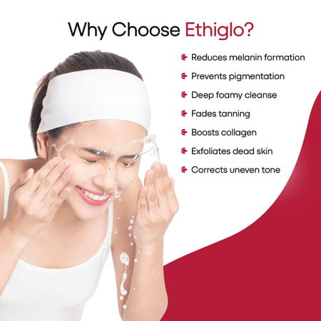 Ethiglo Skin Whitening Face Wash 70gm