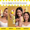 Sunscoop Hydrating Fluid Sunscreen For Face And Body | Spf 60 Pa++++ | Uv Filter Zinc Oxide 125 Ml
