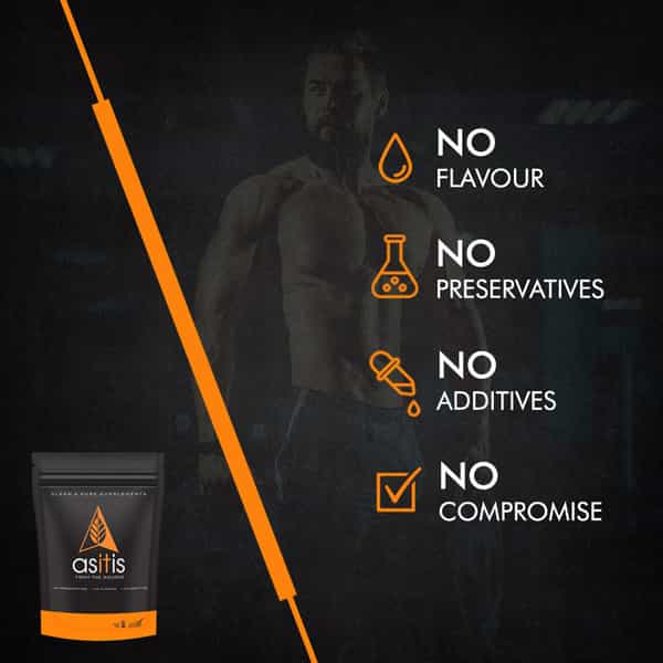 As-It-Is Nutrition Pure L-Citrulline Powder Boosts Nitric Oxide & Muscle Growth - 100G Pouch