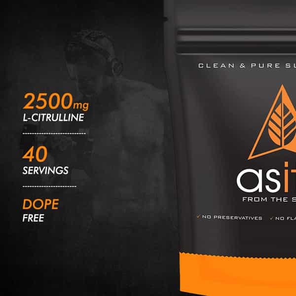 As-It-Is Nutrition Pure L-Citrulline Powder Boosts Nitric Oxide & Muscle Growth - 100G Pouch