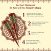 Neeta Mehendi Cones | Bridal Mehandi Cone Reddish Brown Color 12 Pcs In 1 Box (30Gm Each)