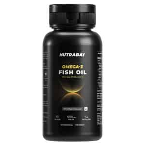 Nutrabay Pro Fish Oil Omega 3 (triple Strength) - 1000mg - 60 Capsules