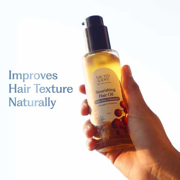 Sacred Grove Coffee Bean & Blackseed Nourishing Hair Oil - 100Ml
