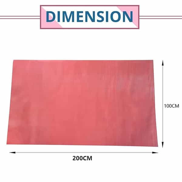Auditech Waterproof Rubber Sheet Underpad For Bed (200Cmx100cm)