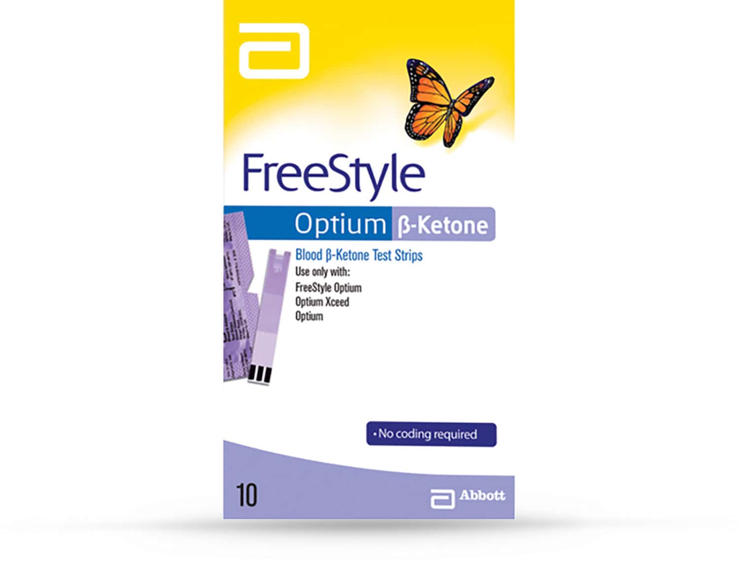 Freestyle Optium Neo Blood Ketone Strip 10'S