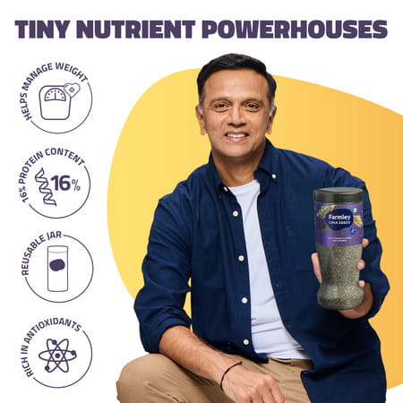 Farmley Chia Seeds Rich In Protein 1kg