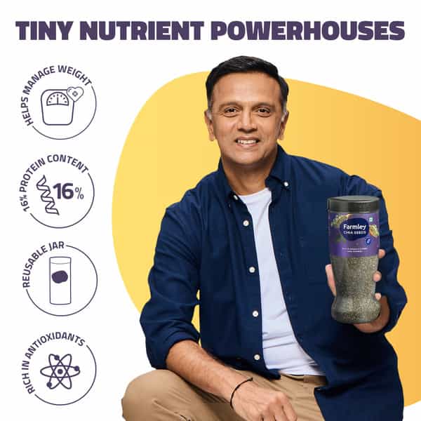 Farmley Chia Seeds Rich In Protein 1Kg