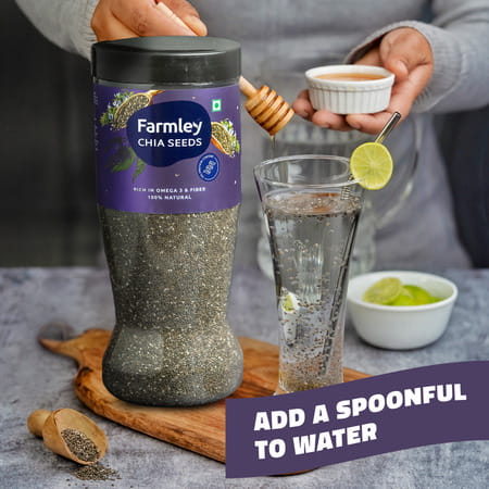 Farmley Chia Seeds Rich In Protein 1kg