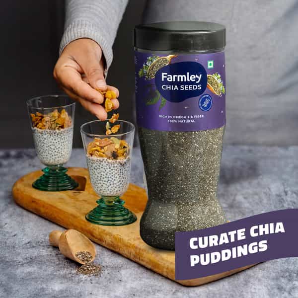 Farmley Chia Seeds Rich In Protein 1Kg