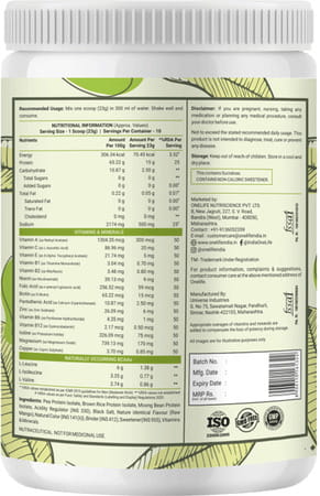 Onelife Everyday Plant Protein - Raw Mango - 250 G