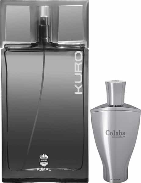 Ajmal Kuro Edp Spicy Perfume 90Ml For Men And Colaba Perfume Oil Floral 14Ml For Unisex
