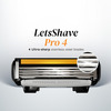 Letsshave Pro 4 Blade Shaving Blade Refills/Cartridges For Men Pack Of 4