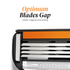 Letsshave Pro 4 Blade Shaving Blade Refills/Cartridges For Men Pack Of 4