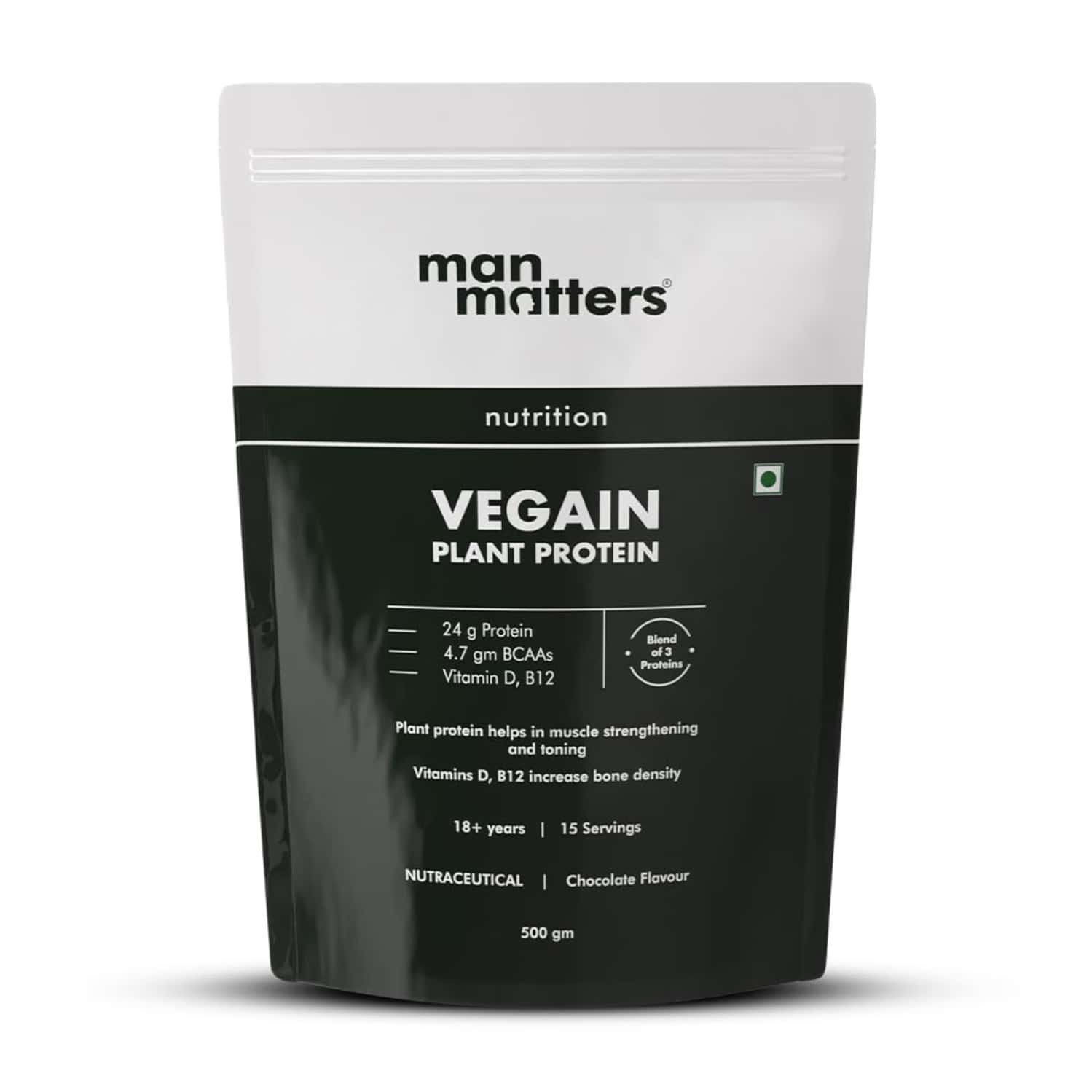 Man Matters Vegain Plant Protein Powder 500g