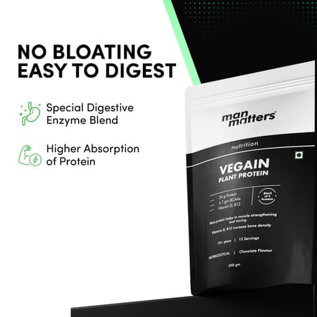 Man Matters Vegain Plant Protein Powder 500g