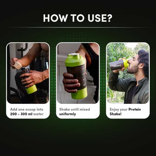 Man Matters Vegain Plant Protein Powder For Men | 24G Protein | Vit D & B12 | Gluten Free | 500G