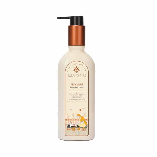 Baby Forest Moh Malai Baby Body Lotion 200 Ml With Sampoorna Snan Baby Body Wash 200Ml