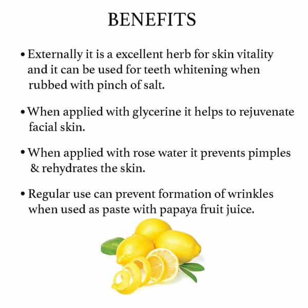 Bixa Botanical Lime Peel Powder - Prevents Pimple & Acne | Support Skin Glow 200G