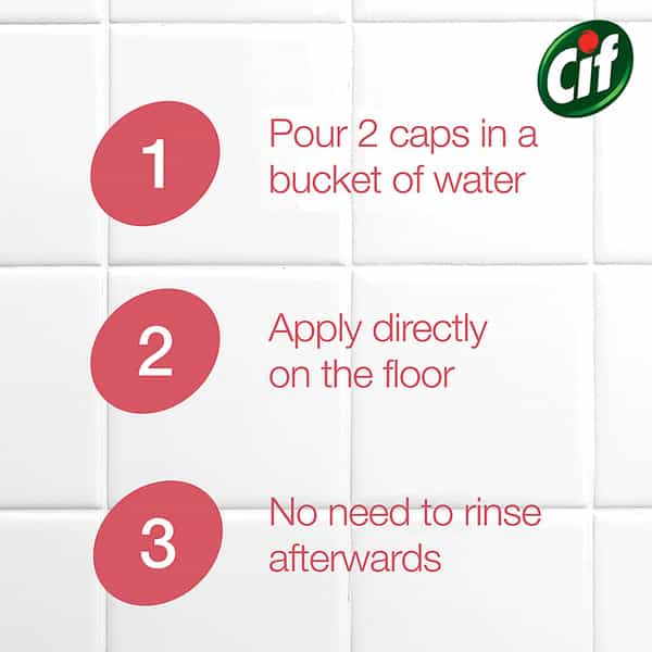 Cif Wild Orchid Multipurpose Floor Cleaner With Fresh Fragrance Leaves For Shiny Clean Surface-950Ml