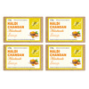 Ynb Yours Natural Buddy Organic Haldi Chandan Handmade Sls & Paraben Free Soap 120G (Pack Of 4)