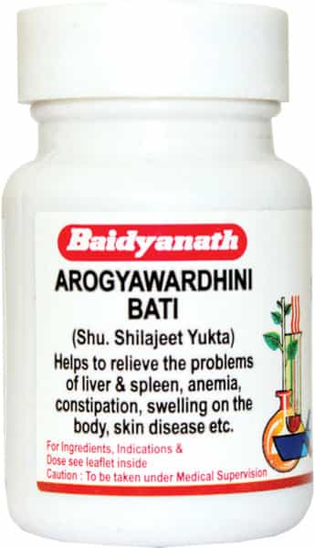 Baidyanath Asli Ayurved Arogyawardhini Bati - 80 Tablets (Pack Of 2)
