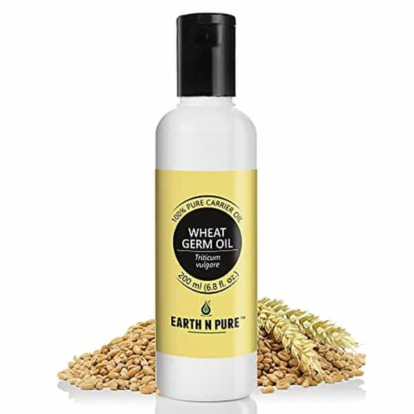 Earth N Pure Wheat Germ Oil 100% Pure Natural And Cold Pressed - 200 Ml (6.8 Fl. Oz.) (200 Ml)