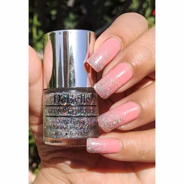 Debelle Gel Nail Lacquer Shimmer Top Coat Top Coat Nail Polish-8Ml