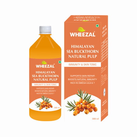 Wheezal Himalayan Sea Buckthorn Natural Pulp 500ml