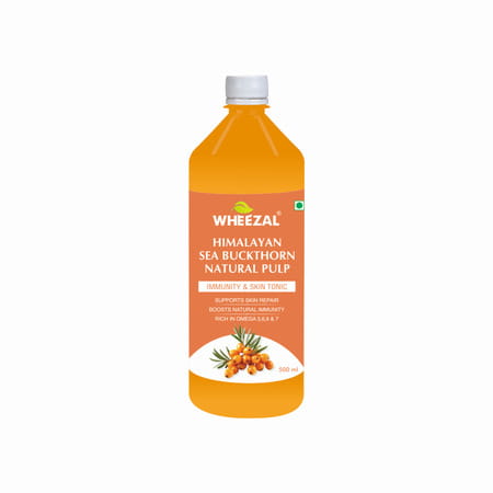 Wheezal Himalayan Sea Buckthorn Natural Pulp 500ml