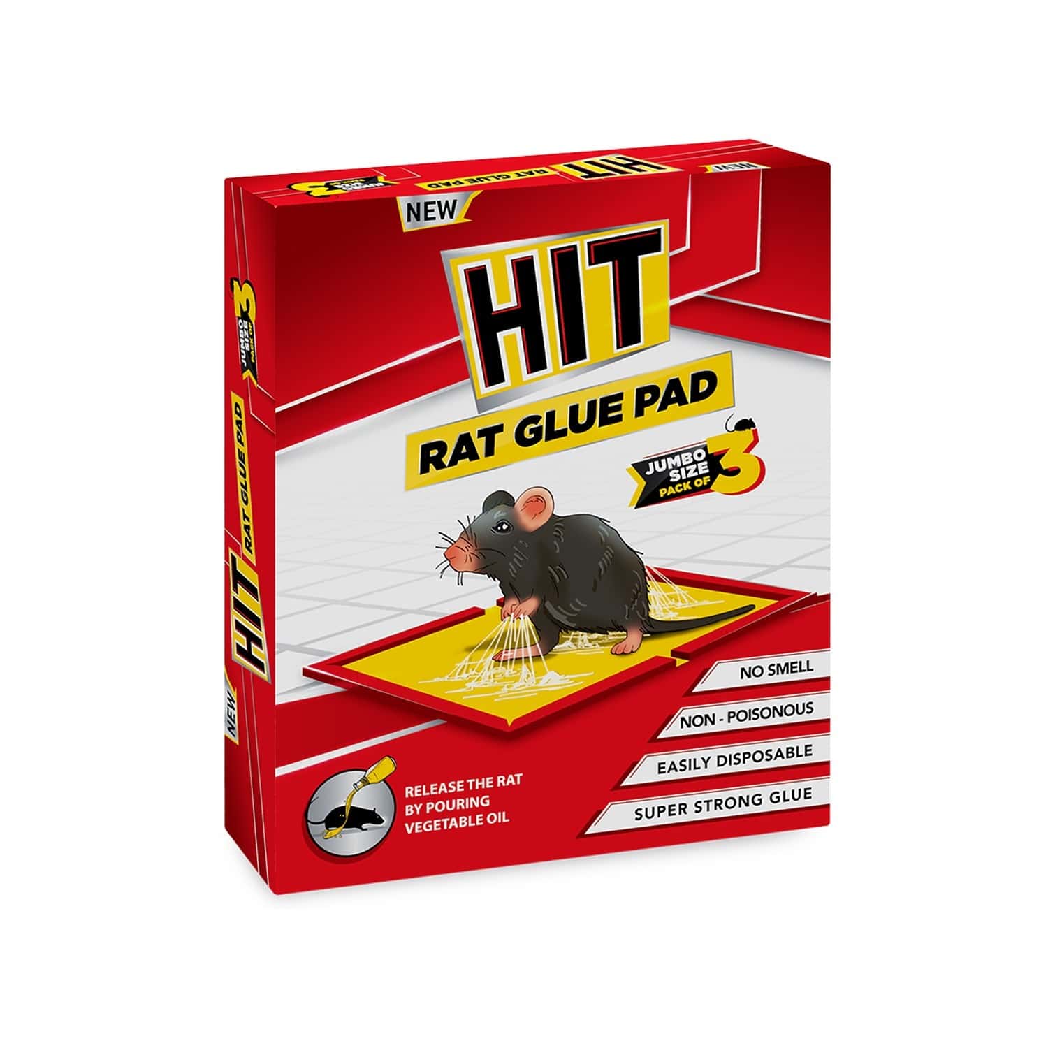 Buy Godrej Hit Rat Glue Pad Jumbo Pack Of 3 Online & Get Upto 60 OFF