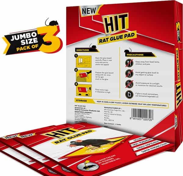 Godrej Hit Rat Glue Pad - Jumbo Pack Of 3