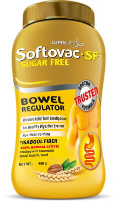 Softovac Sf Bowel Regulator For Constipation Powder 450 Gm