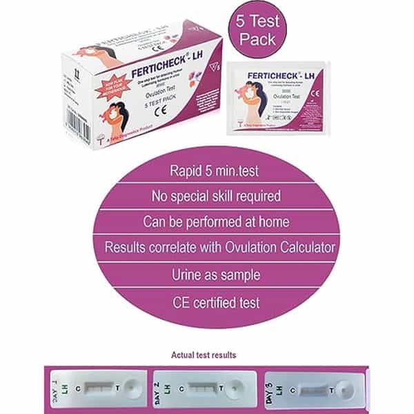Ferticheck Lh One Step Ovulation Kit (5 Tests Pack Of 1)
