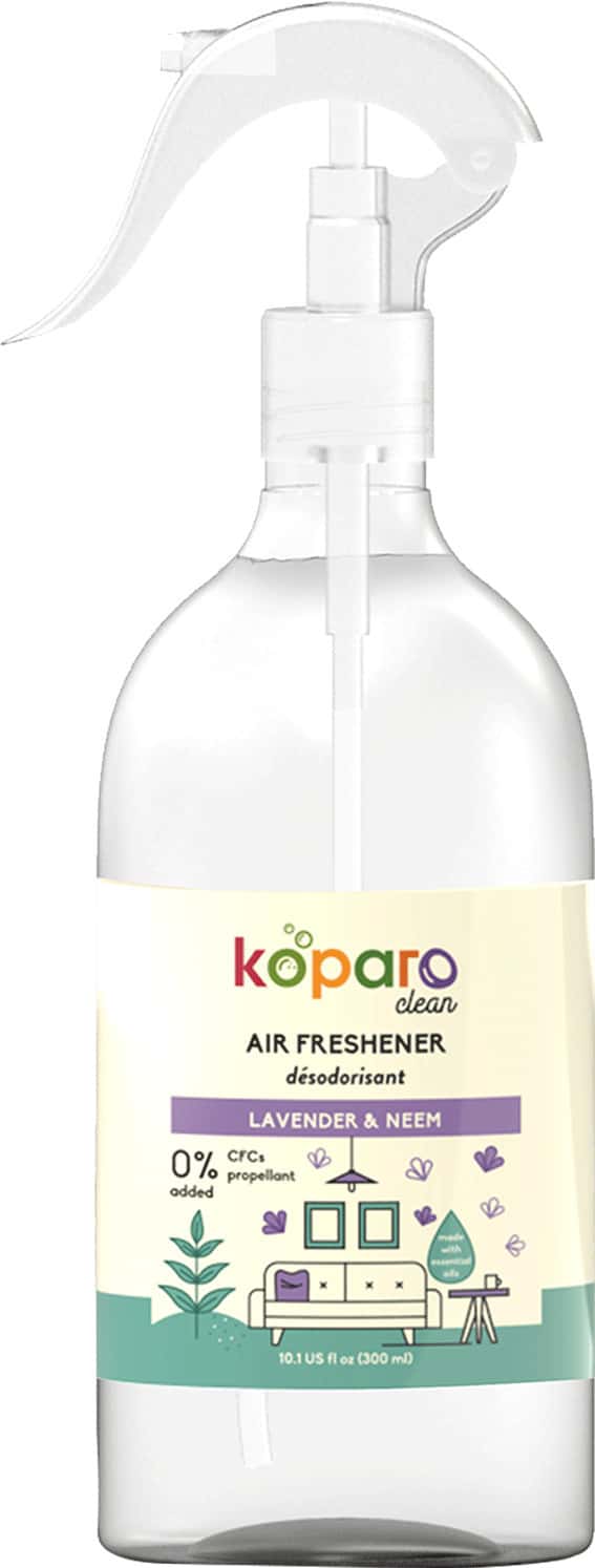 Koparo Clean Natural Air Freshener Lavender & Neem | No Chemical | No Parabens - 300 Ml
