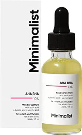 Minimalist Aha Bha 10% Face Exfoliator 30ml