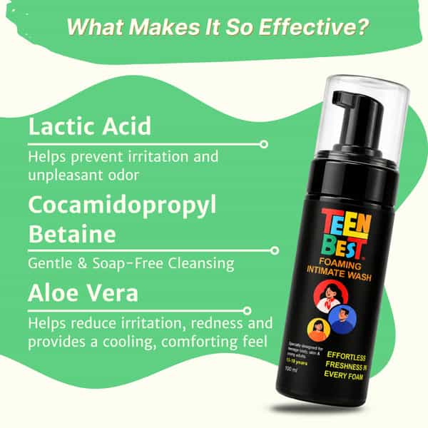 Healthbest Foaming Intimate Wash 100Ml| Ph Balanced With Aloe Vera| Daily Freshness - 100Ml