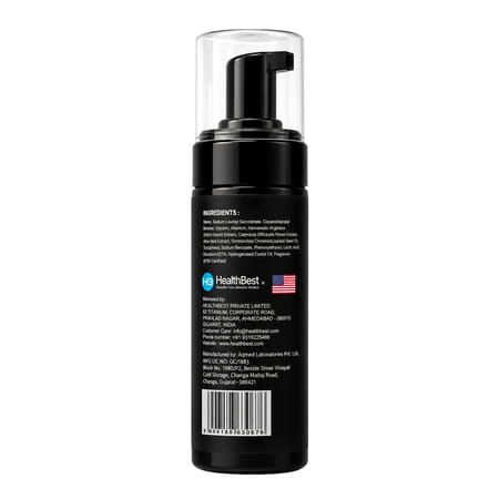 Healthbest Foaming Intimate Wash 100Ml| Ph Balanced With Aloe Vera| Daily Freshness - 100Ml