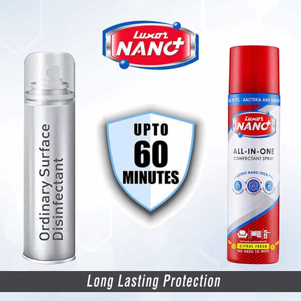 Luxor Nano All-In-One Disinfectant Spray Citrus Fresh - 241Ml