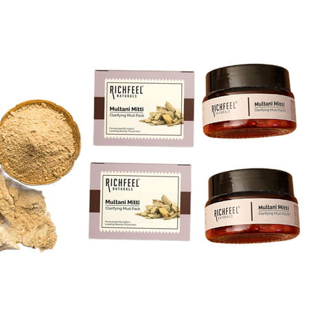 Multani Mitti Clarifying Mud Pack 50 G Pack Of 2